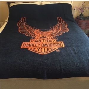 HARLEY DAVIDSON THICK FLEECE BLANKET